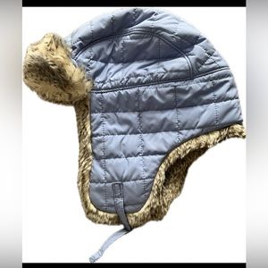 LL Bean Women’s Primaloft Faux Fur Quilted Trapper Hat Ear Flaps